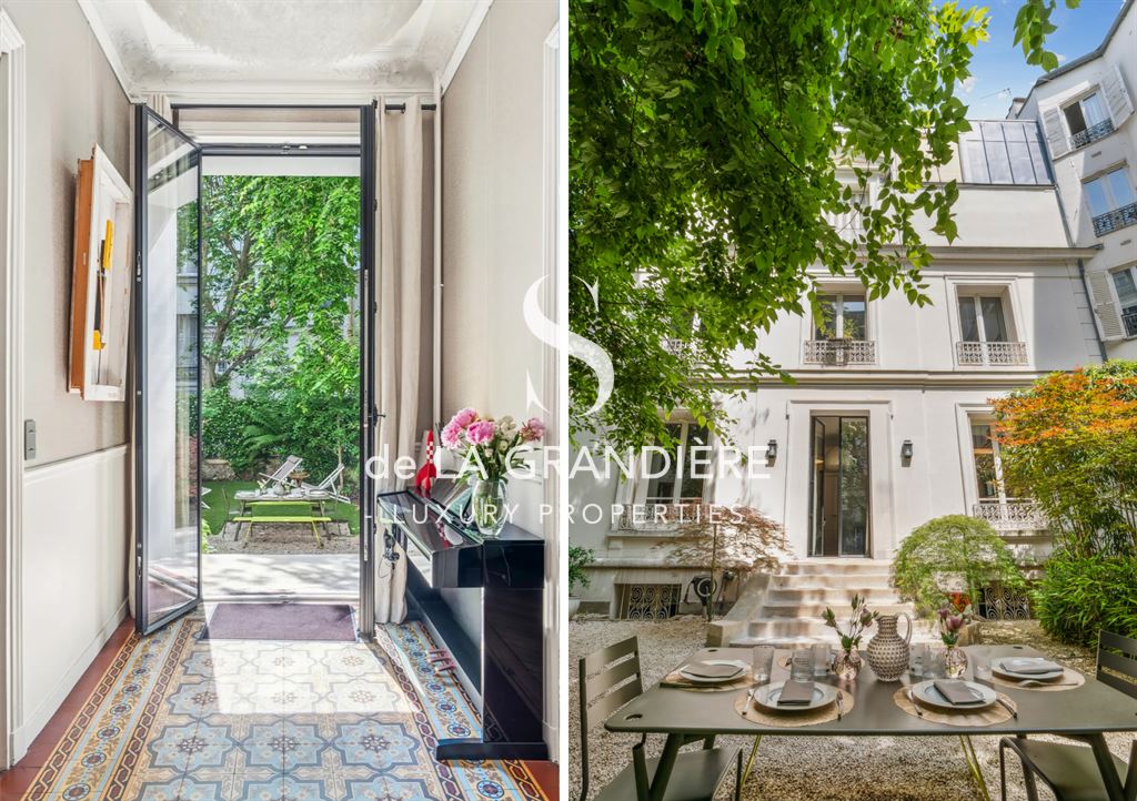 Real estate Paris. PARIS 16th - Jasmin - Like a house with a garden. 