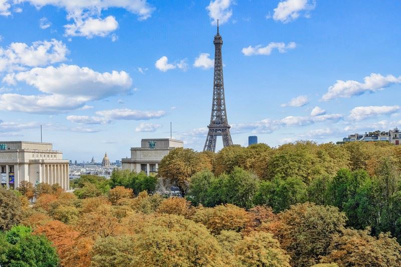 Paris 16th arrondissement - Avenue Georges Mandel - 2 rooms with balcony overlooking the Eiffel Towe